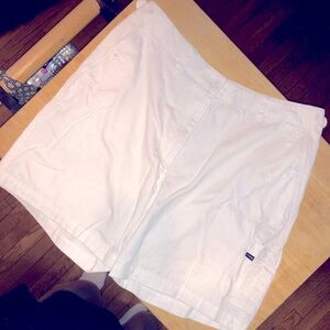 90s Vintage Lauren Ralph Lauren White Cotton Shorts